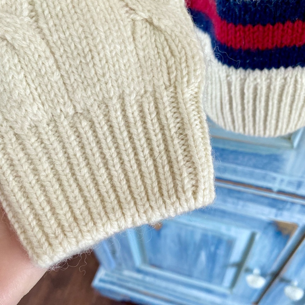 BRANDY MELVILLE NIKKI HEAVY WOOL STRIPE SWEATER - Picture 9 of 13